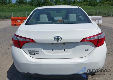 2016 Toyota Corolla Le из США, поврежденный, VIN 2T1BURHE2GC716349